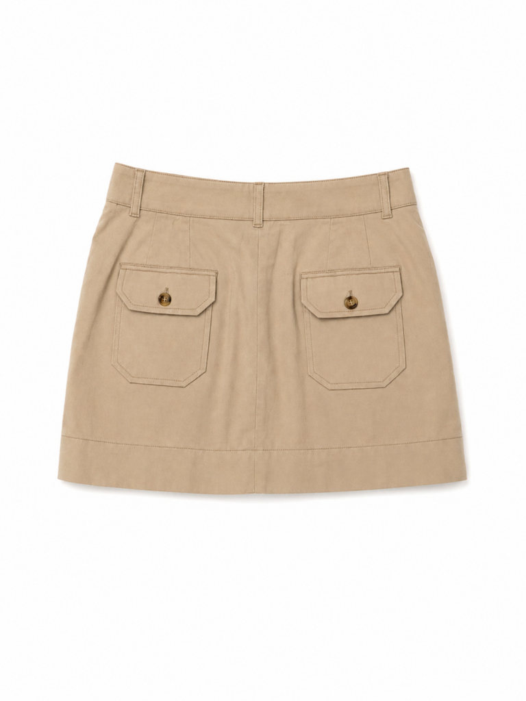 Minigonna Dolce & Gabbana Donna 42 IT – 36 FR ( 36 cm ) M Cotone Denim Beige