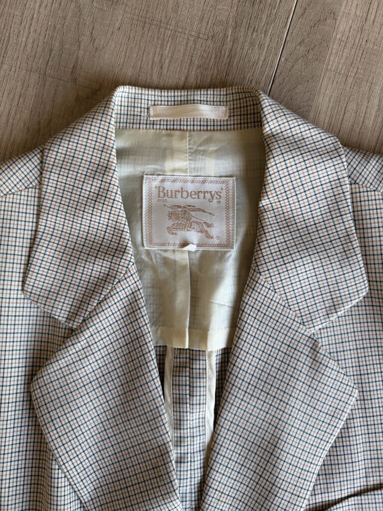 Tailleur Burberry Donna 42 IT – M quadretti Beige abito giacca gonna twinset