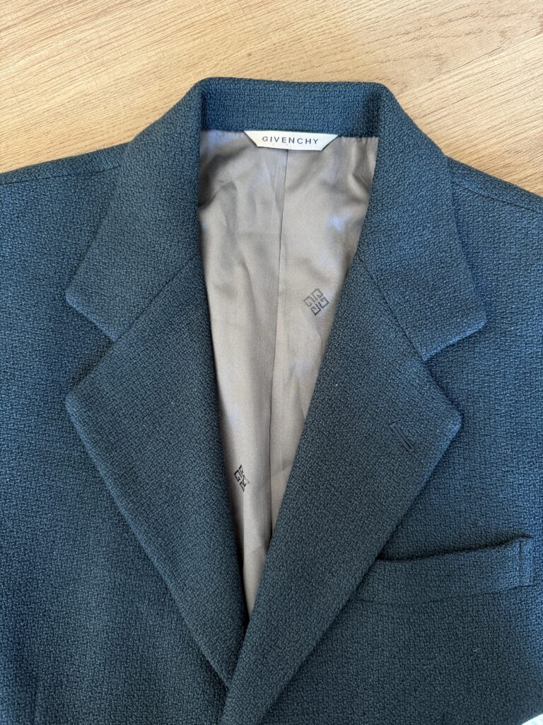 Giacca Givenchy Uomo 46 IT – S Verde petrolio Cashmere e Lana Blazer
