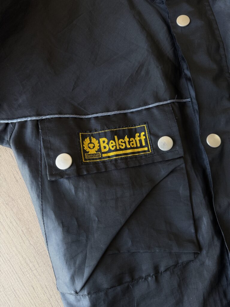 Giubbotto Belstaff Uomo XL Nero giacca biker bomber a vento Harrington