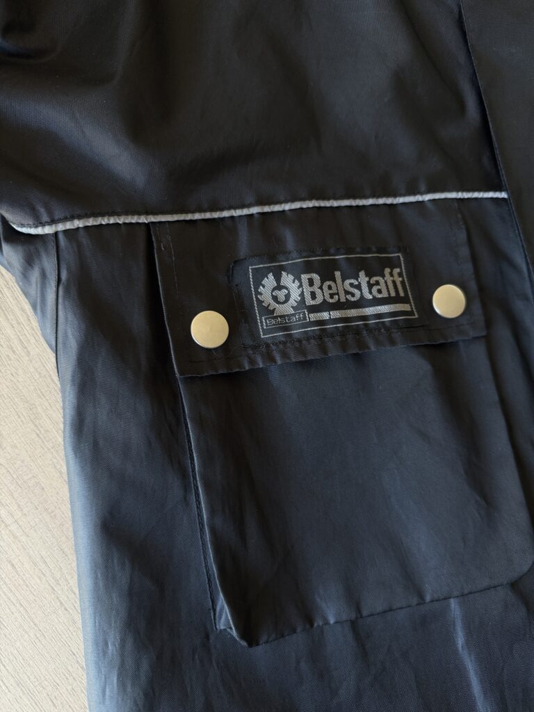 Giubbotto Belstaff Uomo XXL Nero giacca biker bomber a vento Harrington