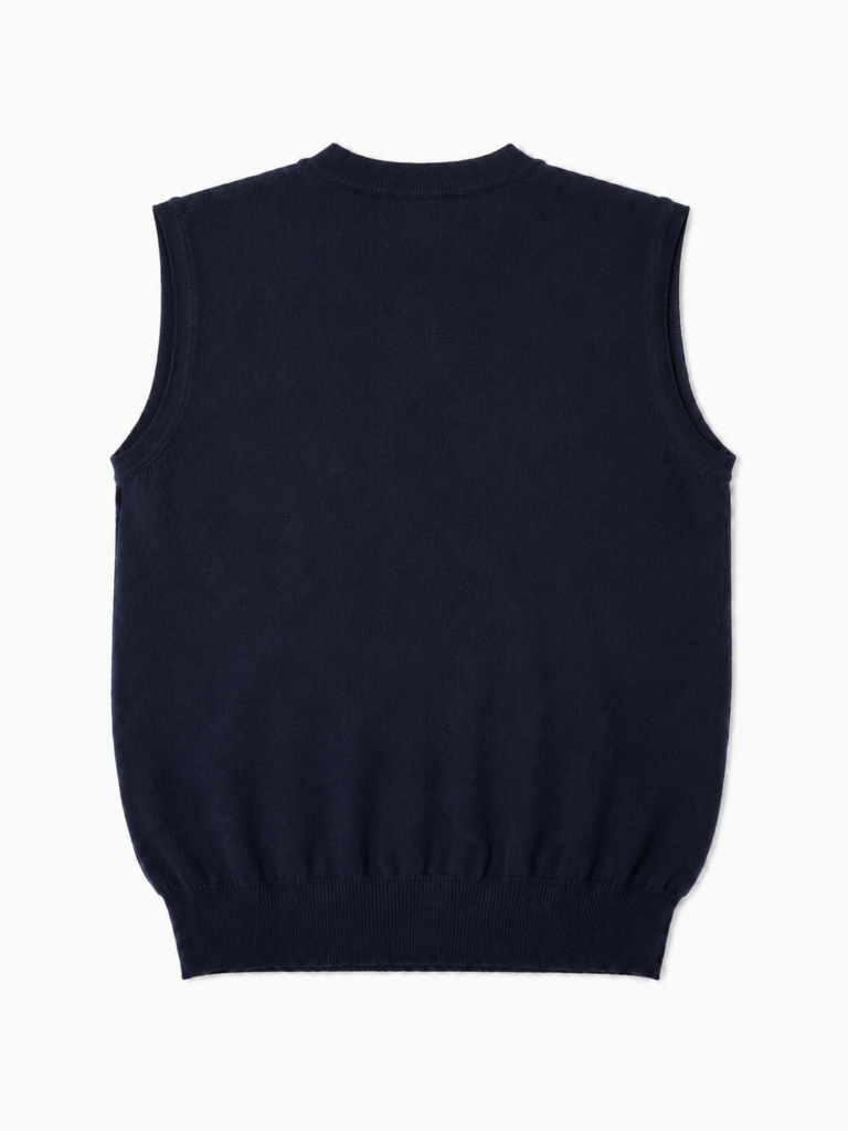 Panciotto Gilet a maglia Della Ciana Uomo M Blu scuro Lana e Cashmere Maglione pullover