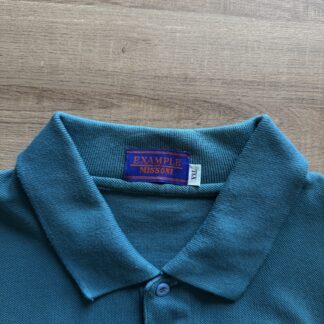 Polo Missoni Uomo XXL Verde Petrolio Cotone Manica corta maglietta t-shirt