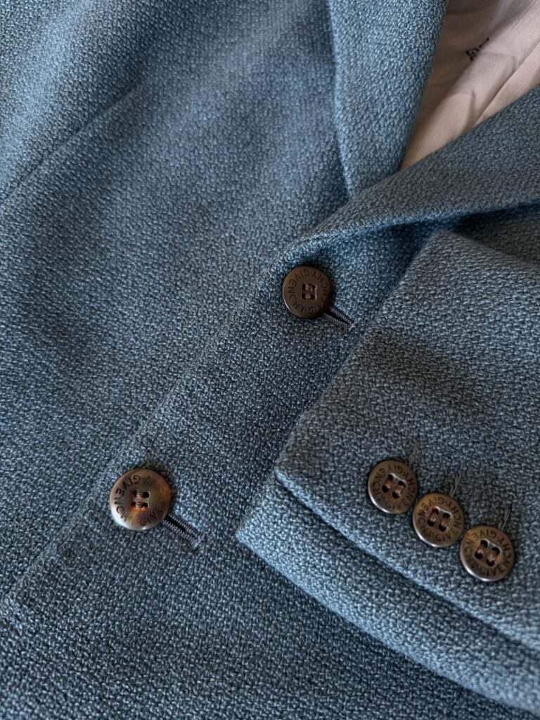 Giacca Givenchy Uomo 46 IT – S Verde petrolio Cashmere e Lana Blazer