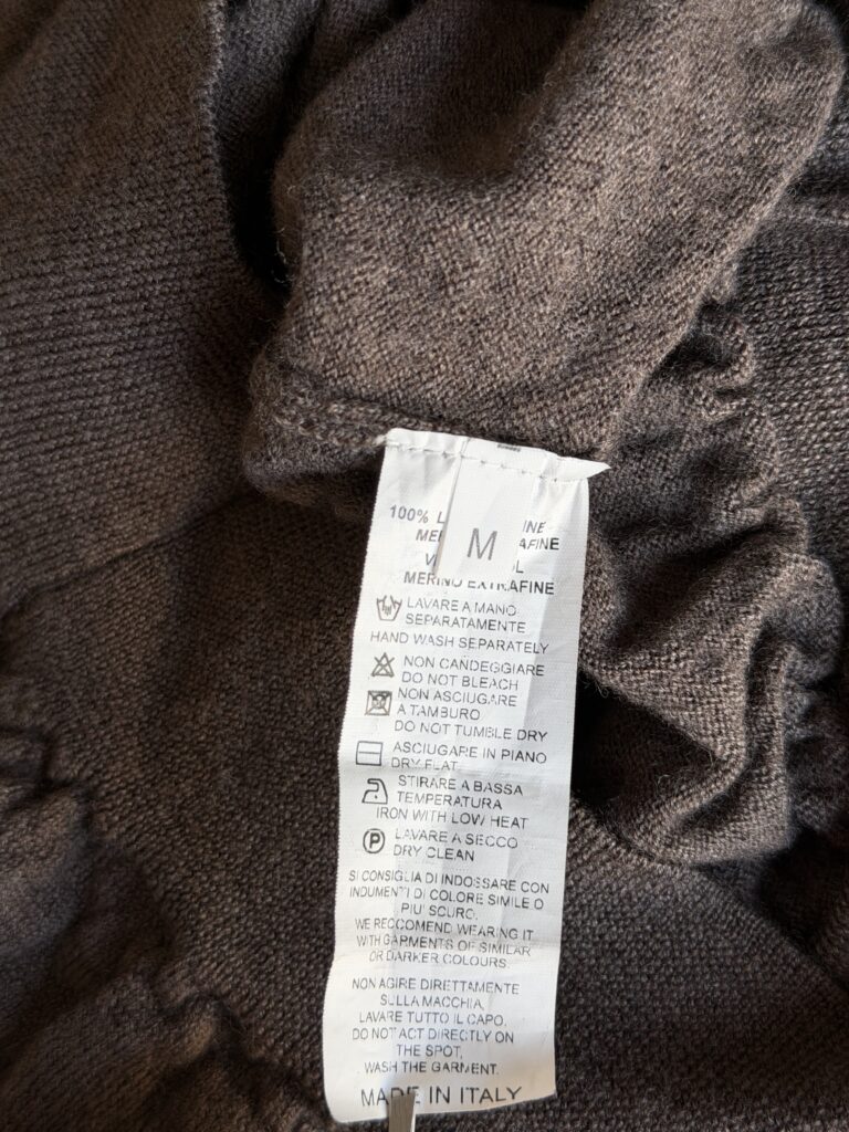 Pullover Trussardi Uomo M Marrone chiaro lana maglione