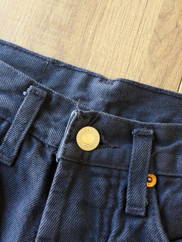Jeans Levis Donna 40 IT – 34 FR ( 34 cm ) S Blu lavaggio scuro Denim Cotone