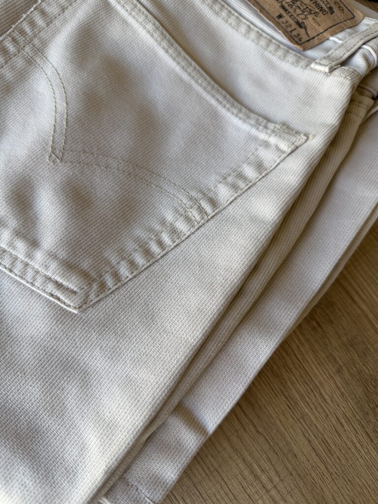 Pantaloni Levis 505 Uomo 46 IT – 40 FR ( 40 cm ) S Beige Cotone a coste