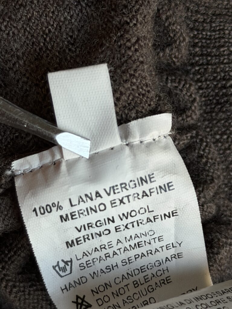 Pullover Trussardi Uomo M Marrone chiaro lana maglione