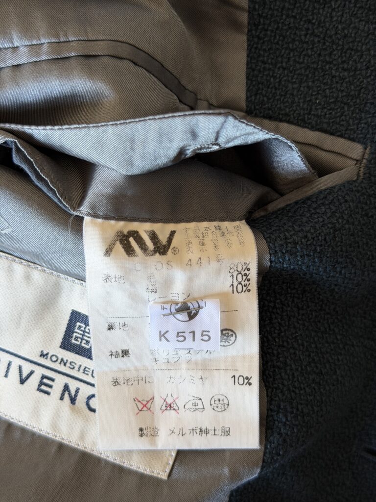 Giacca Givenchy Uomo 46 IT – S Verde petrolio Cashmere e Lana Blazer