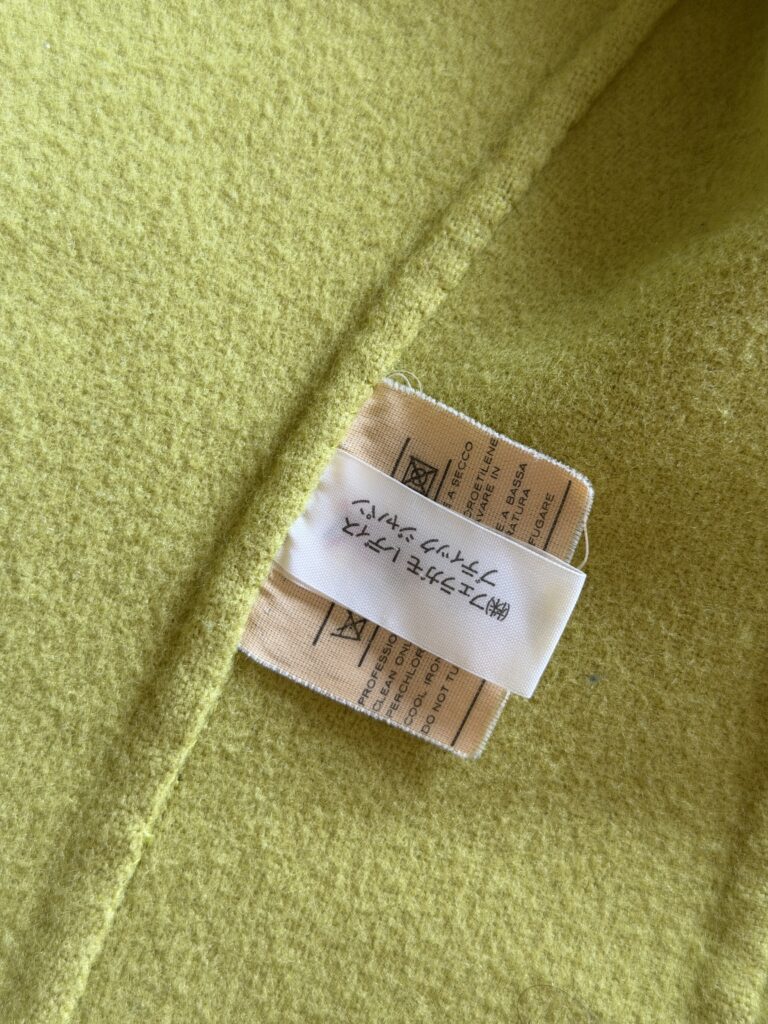 Blazer Salvatore Ferragamo Donna 42 IT – M Verde Lime Lana Giacca