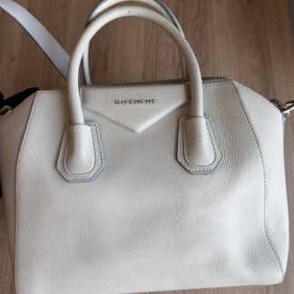 Borsa bauletto Givenchy Antigona medium grigio ghiaccio pelle a mano e spalla con tracolla tote bag boston