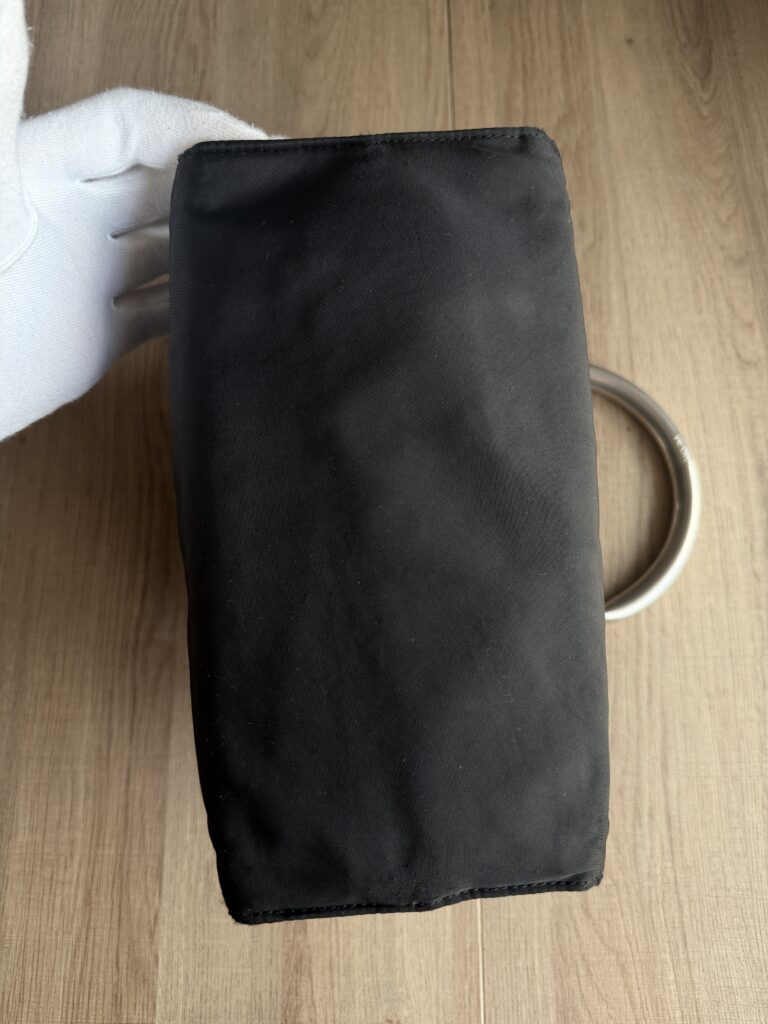 Borsa a mano Prada Nylon Nero logo tote bag