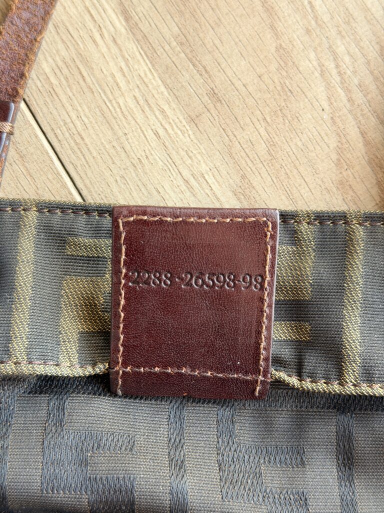 Totebag Fendi Logo Monogram FF Beige Nero Canvas borsa a mano spalla